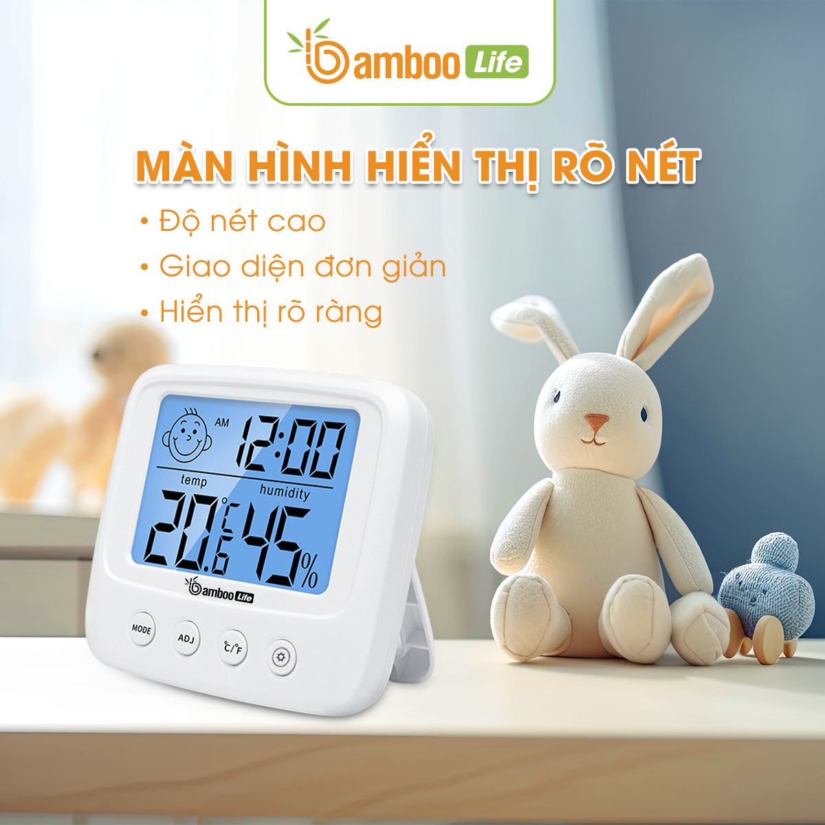 Nhiệt ẩm kế điện tử Bamboo Life