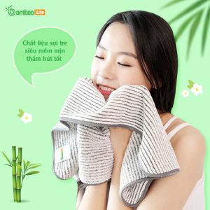 Khăn tắm Bamboo Life an toàn cho da