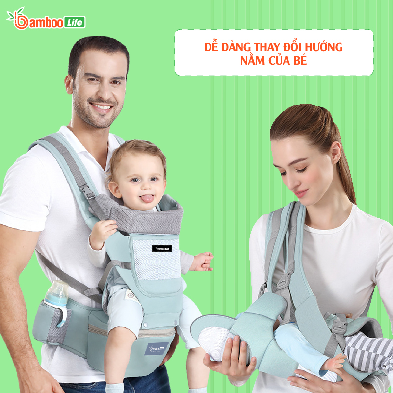 Địu em bé mấy tháng dùng được?