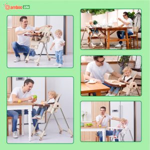 Ghế tập ăn cho bé vô cùng tiện dụng