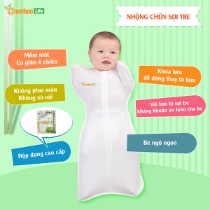 Lợi ích tuyệt vời của Vải Sợi Tre khi làm nhộng cho bé