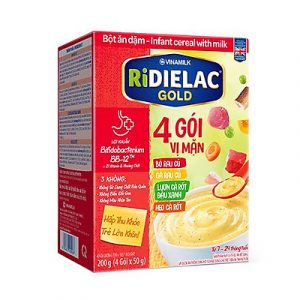 Bột ăn dặm vị mặn giúp việc chế biến dễ dàng hơn