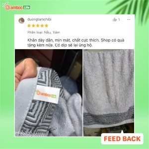 Phản hồi của khách hàng về khăn tắm Bamboo Life
