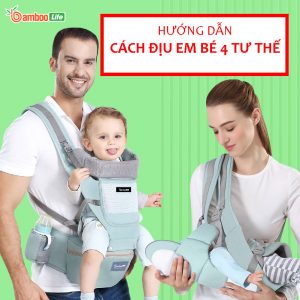 Nắm rõ cách địu em bé 4 tư thế tránh ảnh hưởng đến trẻ