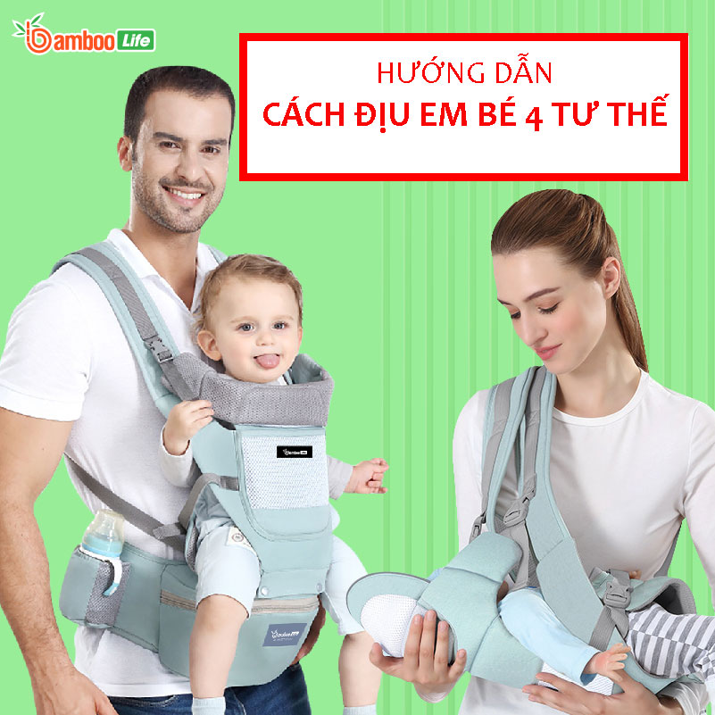 Nắm rõ cách địu em bé 4 tư thế tránh ảnh hưởng đến trẻ