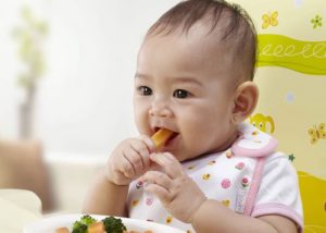 ăn dặm bổ não Mỳ Ý rau củ
