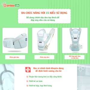 Địu trợ lực cho bé là gì? Cách chọn địu trợ lực phù hợp