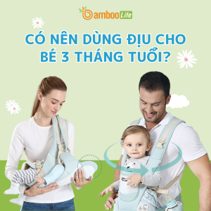 Có nên dùng địu cho bé 3 tháng tuổi không?