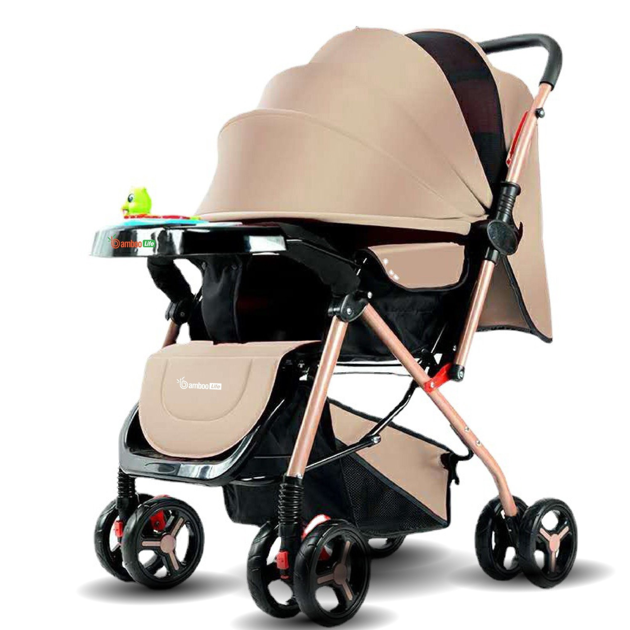 Xe Đẩy Cho Bé 2 Chiều Bamboo Life Tiêu Chuẩn