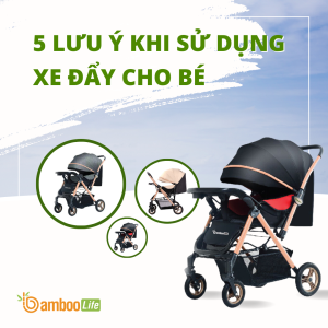 5 điều mẹ cần ghi nhớ khi sử dụng xe đẩy cho bé