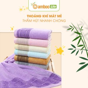Khăn tắm sợi tre lý tưởng cho trẻ sơ sinh