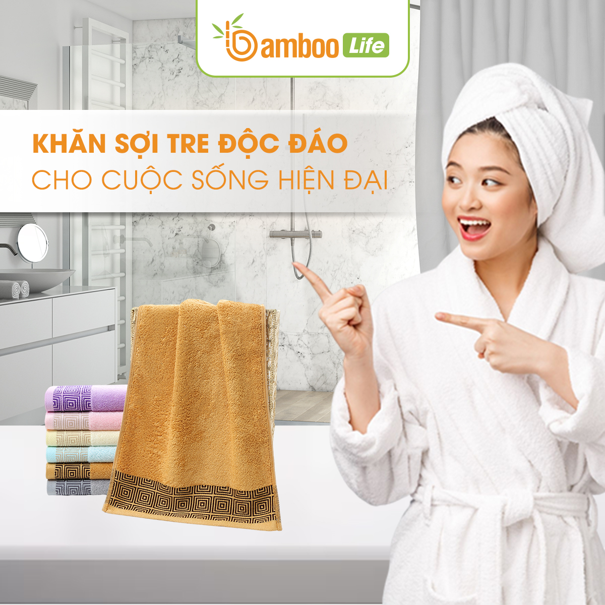 Đừng mắc những sai lầm sau khi mua khăn tắm sợi tre