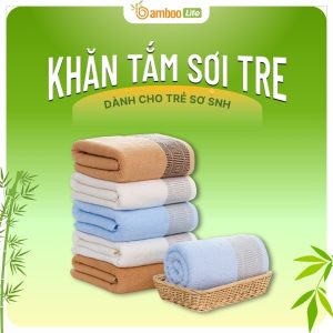Bamboo Life là nơi cung cấp khăn tắm sợi tre uy tín cho bé yêu