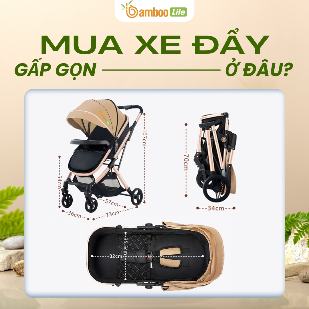 Chọn nơi uy tín để mua xe đẩy gấp gọn