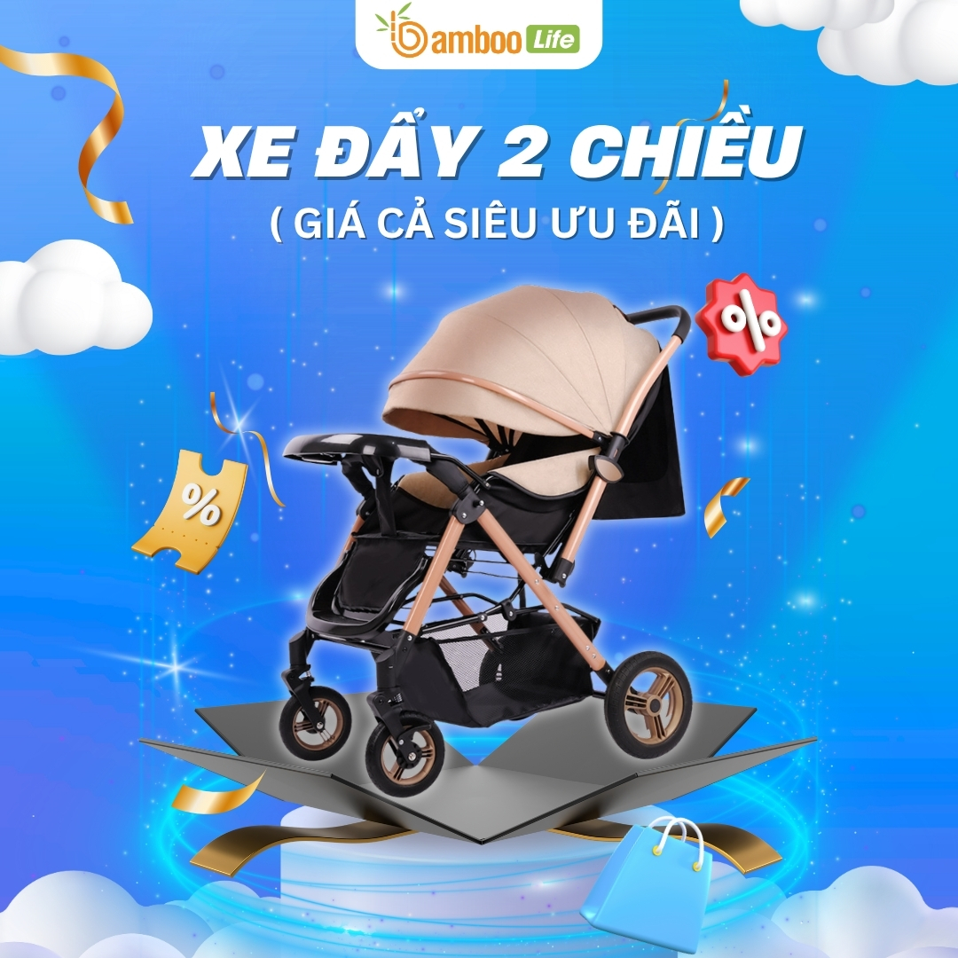 Xe đẩy Bamboo Life – lựa chọn an toàn, tiện lợi cho bé yêu