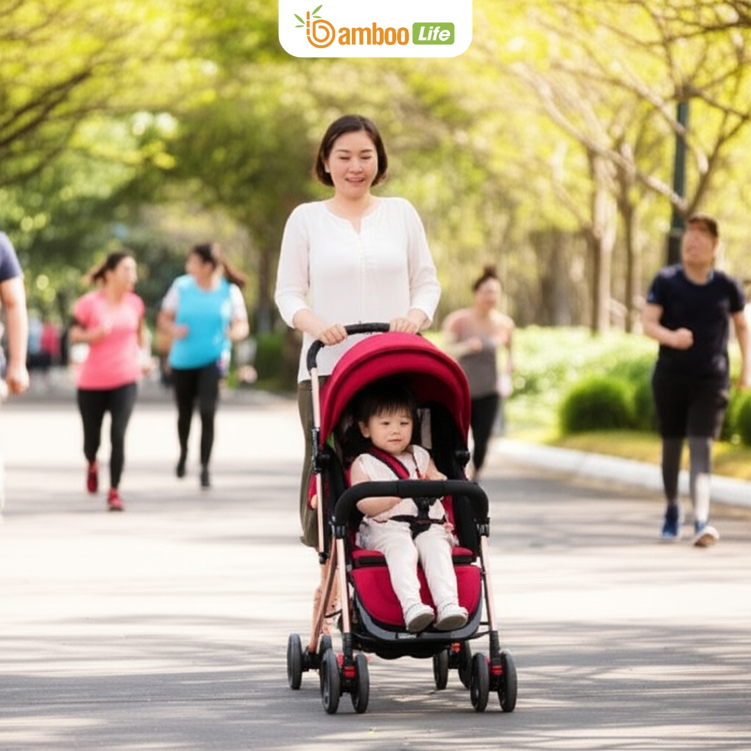 Xe đẩy dã ngoại – nhẹ tay đẩy, nặng tình yêu thương