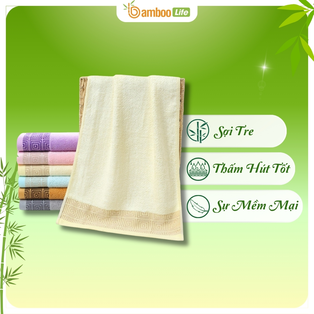 Khăn tắm sợi tre cho trẻ sơ sinh