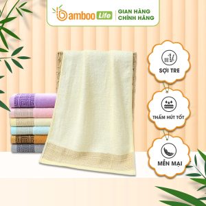 Khăn tắm sợi tre Bamboo Life nâng niu bé mỗi ngày