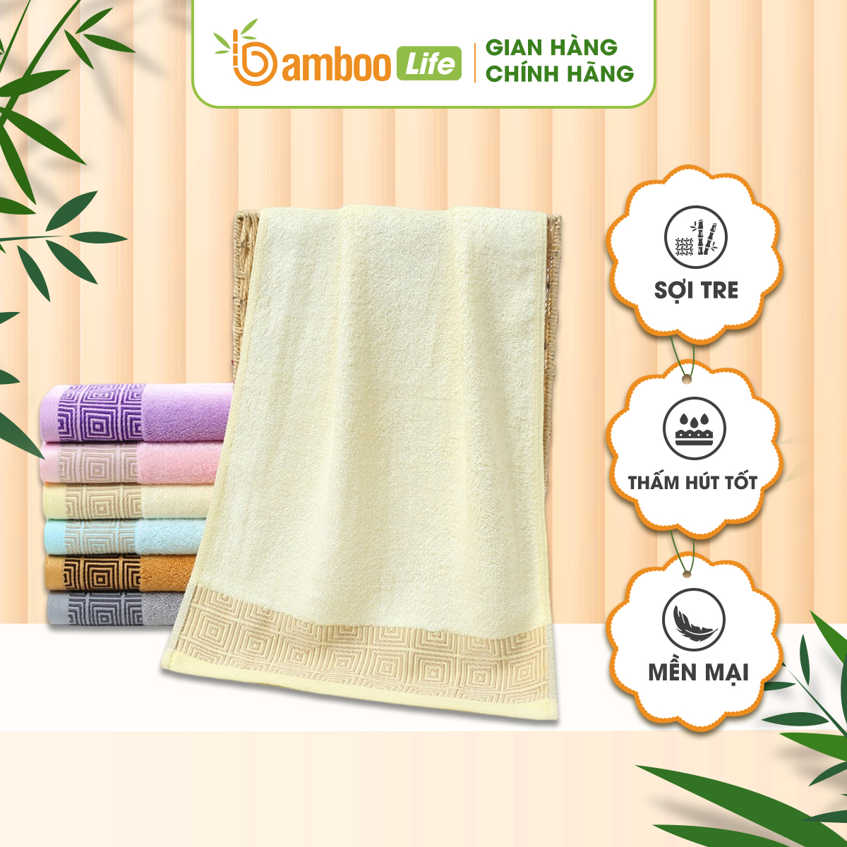 Mẹ nên biết cách phân biệt khăn tắm sợi tre thật – giả