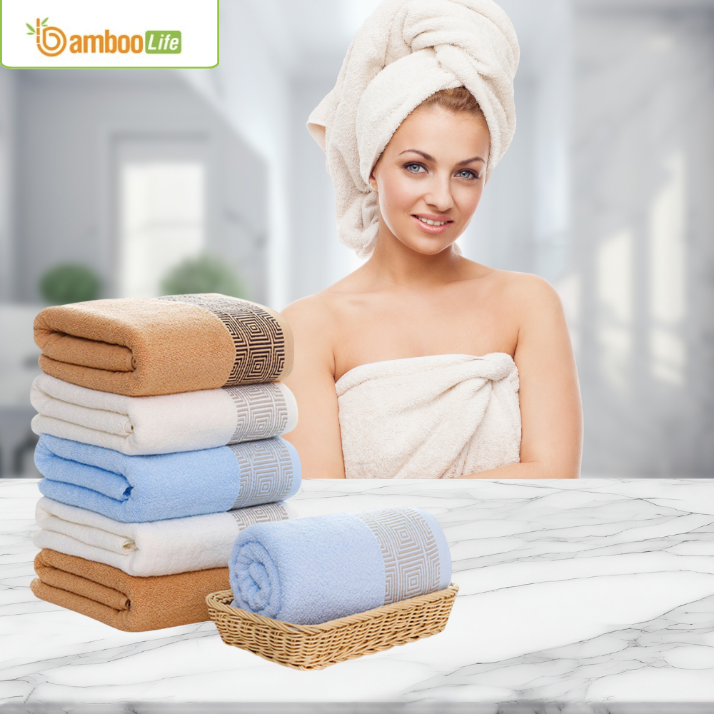 Nên mua khăn tắm sợi tre organic tại Bamboo Life