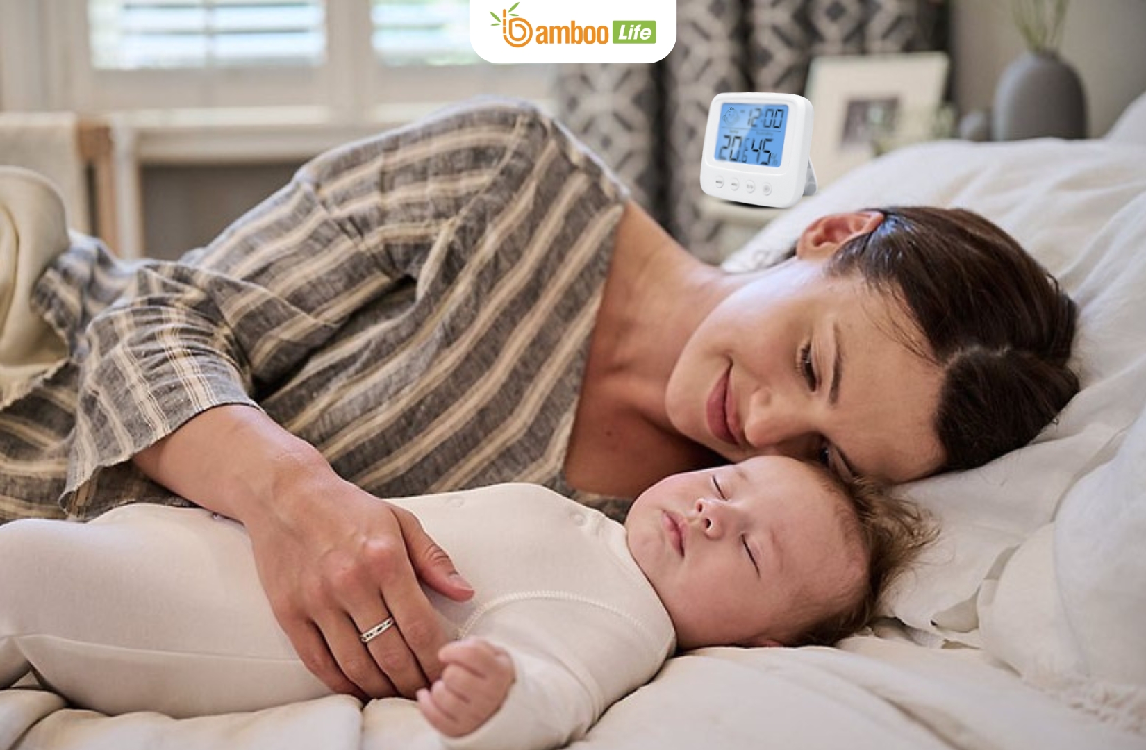 Nhiệt kế phòng giúp bảo vệ bé yêu mỗi ngày.