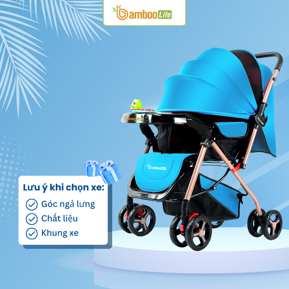 Mẹ cần chọn xe đẩy sơ sinh an toàn, êm ái, chắc chắn