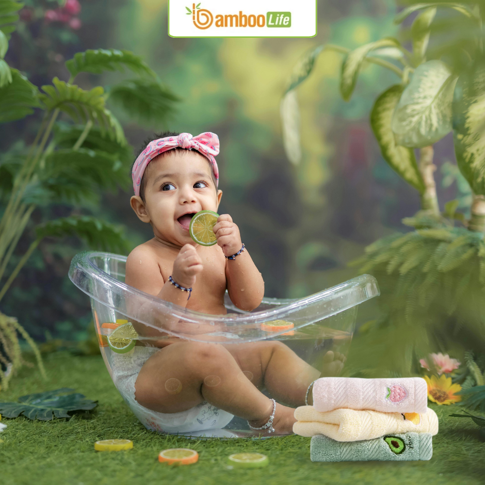 Chọn đúng kích thước khăn tắm giúp mẹ chăm sóc dễ dàng