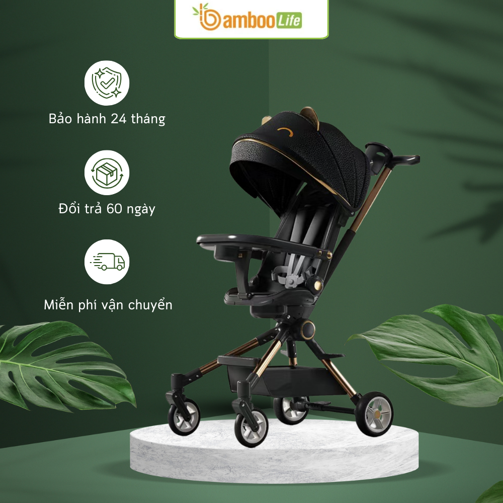 Xe đẩy tháo lắp nhanh Bamboo Life – lựa chọn gọn nhẹ cho bé