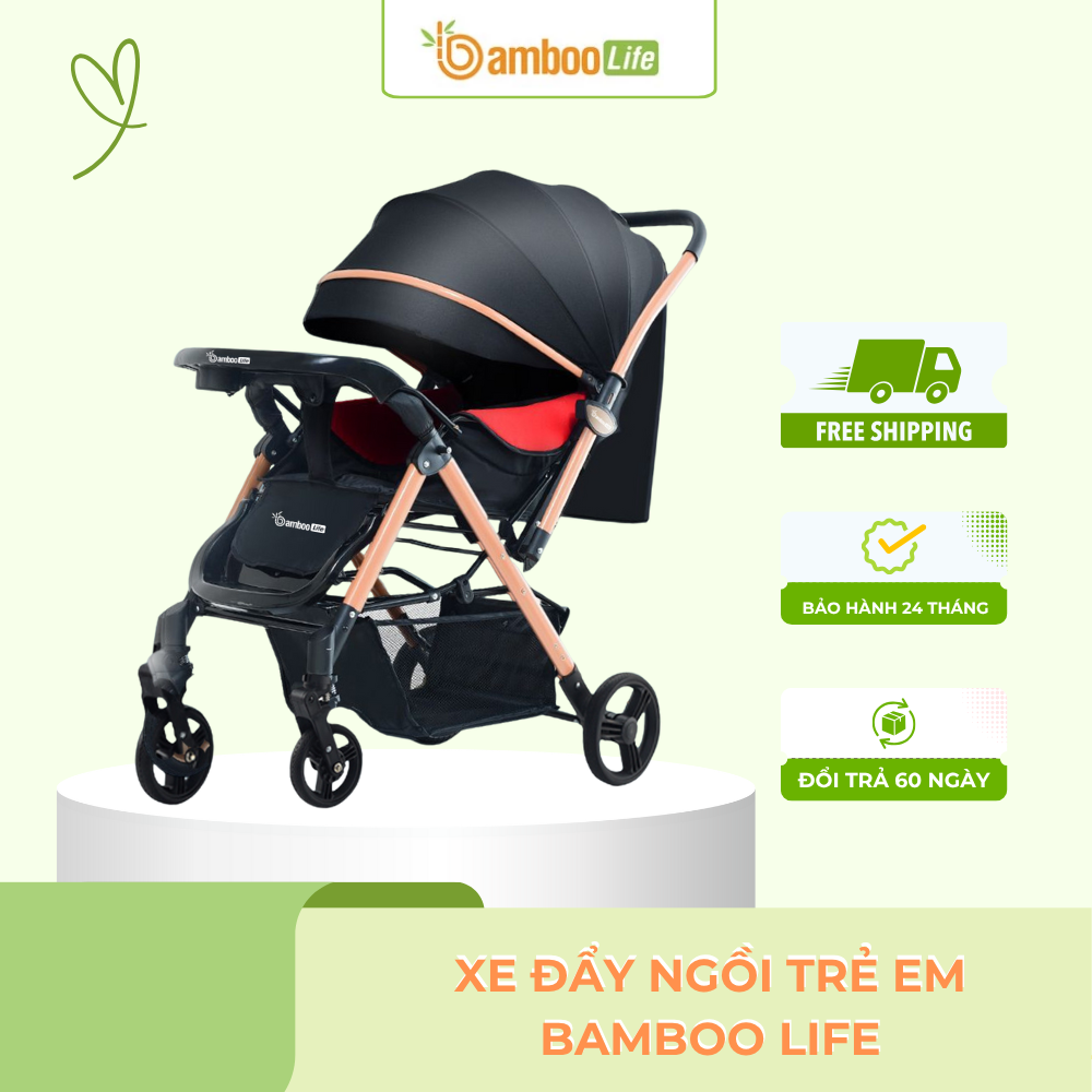 Xe đẩy ngồi trẻ em Bamboo Life – Lựa chọn thông minh của mẹ Việt