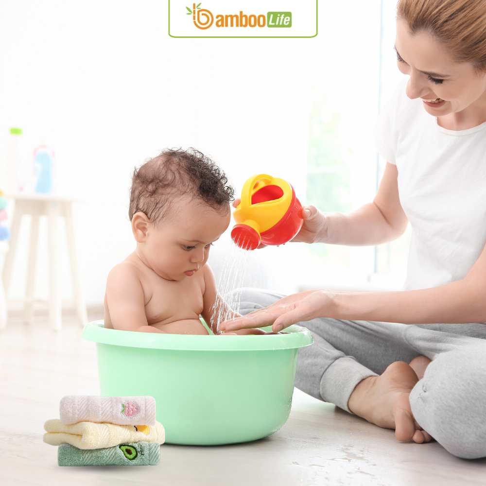 Khăn tắm sợi tre dùng sau tắm thấm hút nhanh