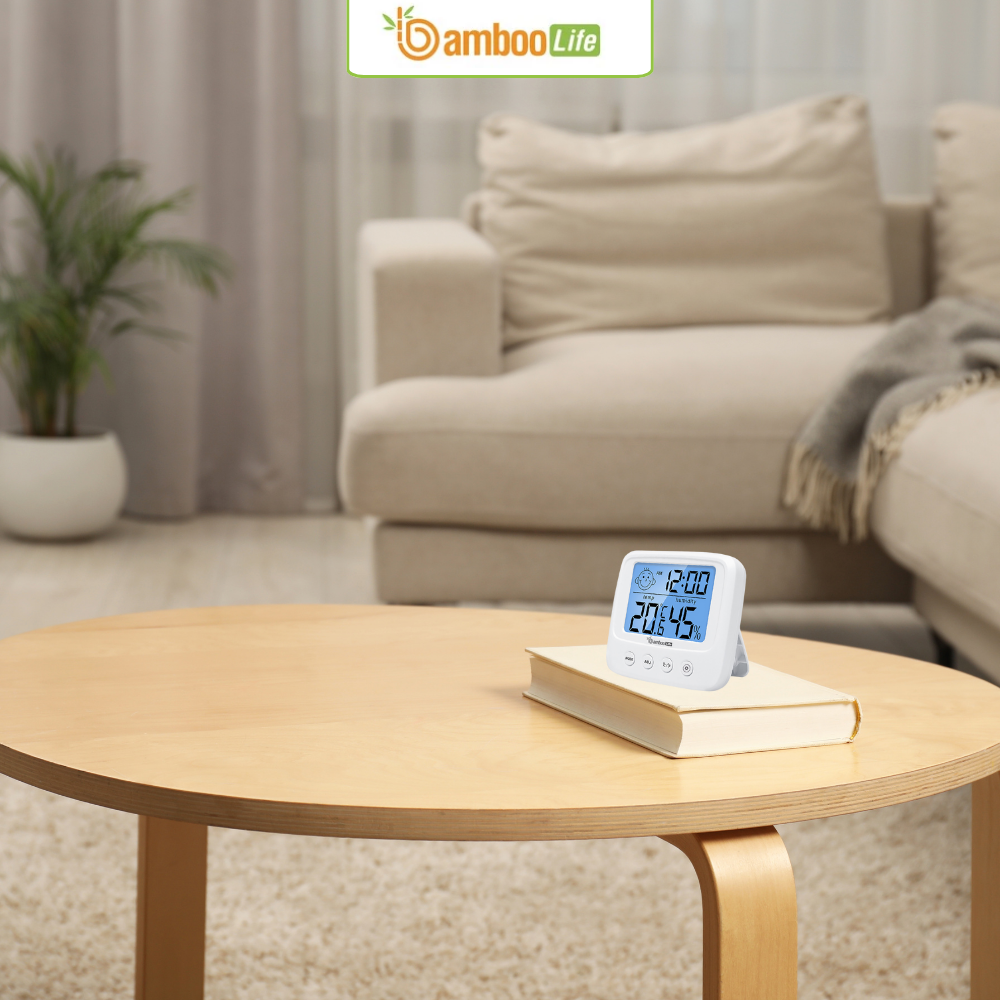 Nhiệt kế phòng chính xác Bamboo Life đo nhanh, bền và dễ dùng