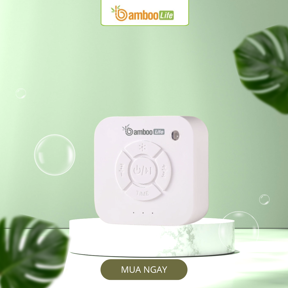 Máy tiếng ồn trắng giúp bé ngủ sâu, yên tĩnh, an toàn hơn