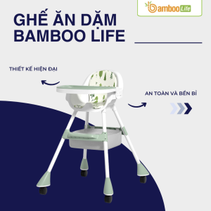 Ghế ăn dặm cho nhà nhỏ giúp mẹ hiện đại tiết kiệm không gian