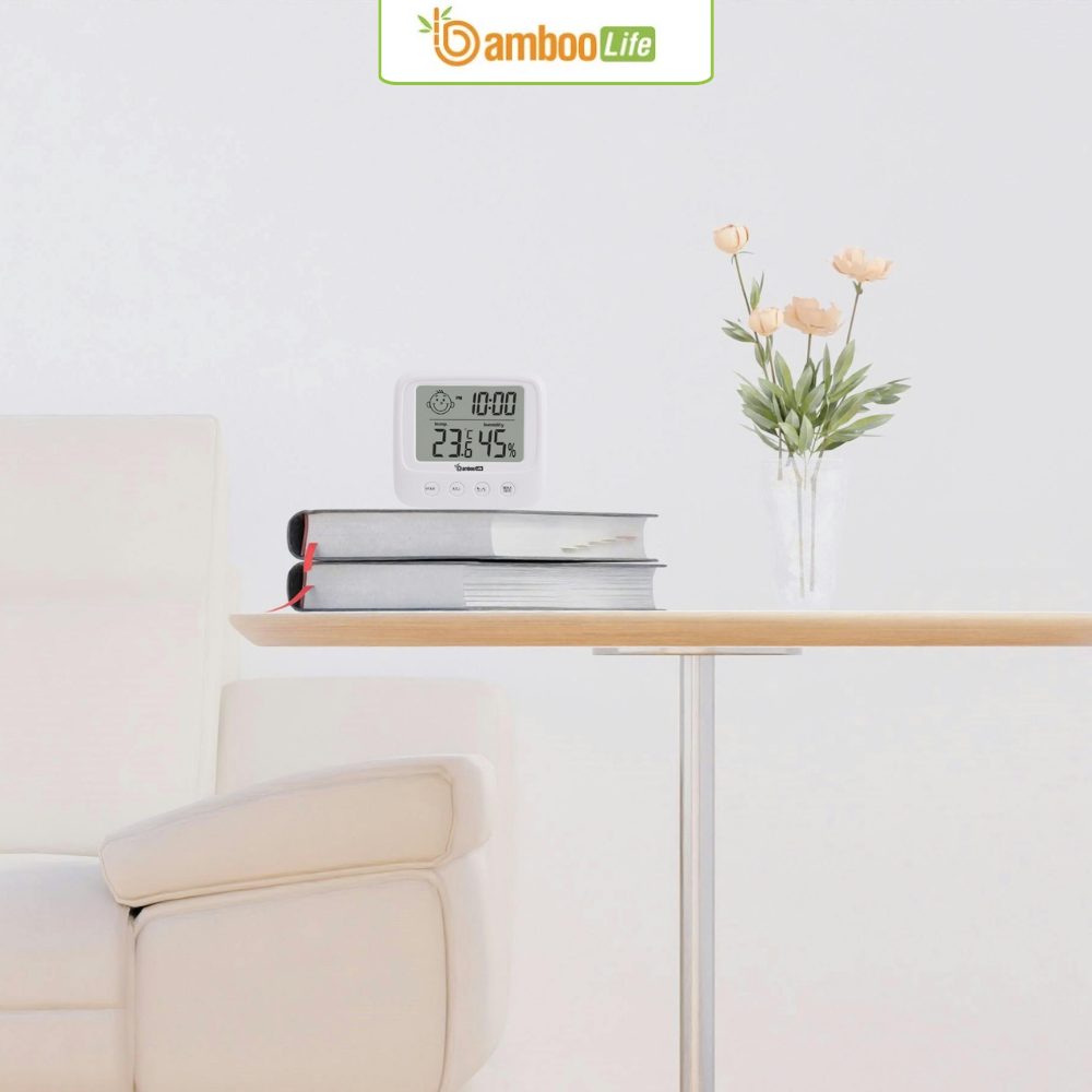 Mua nhiệt kế phòng để bàn chất lượng tại Bamboo Life