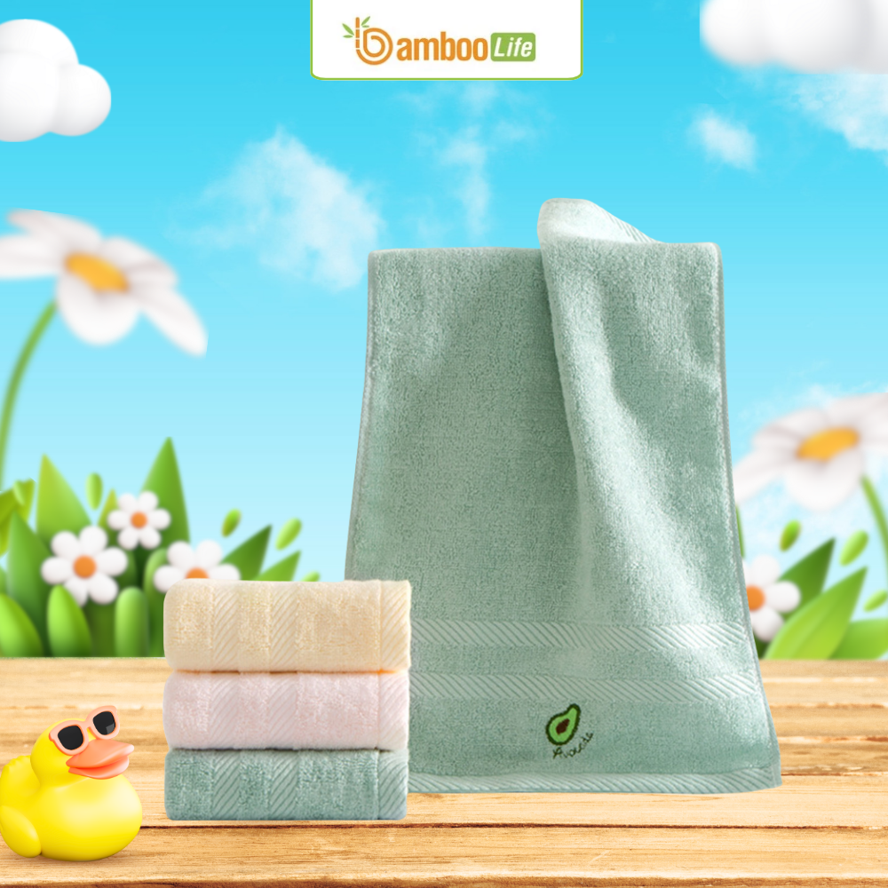 Khăn tắm sợi tre an toàn giúp bé dễ chịu và mẹ yên tâm hơn