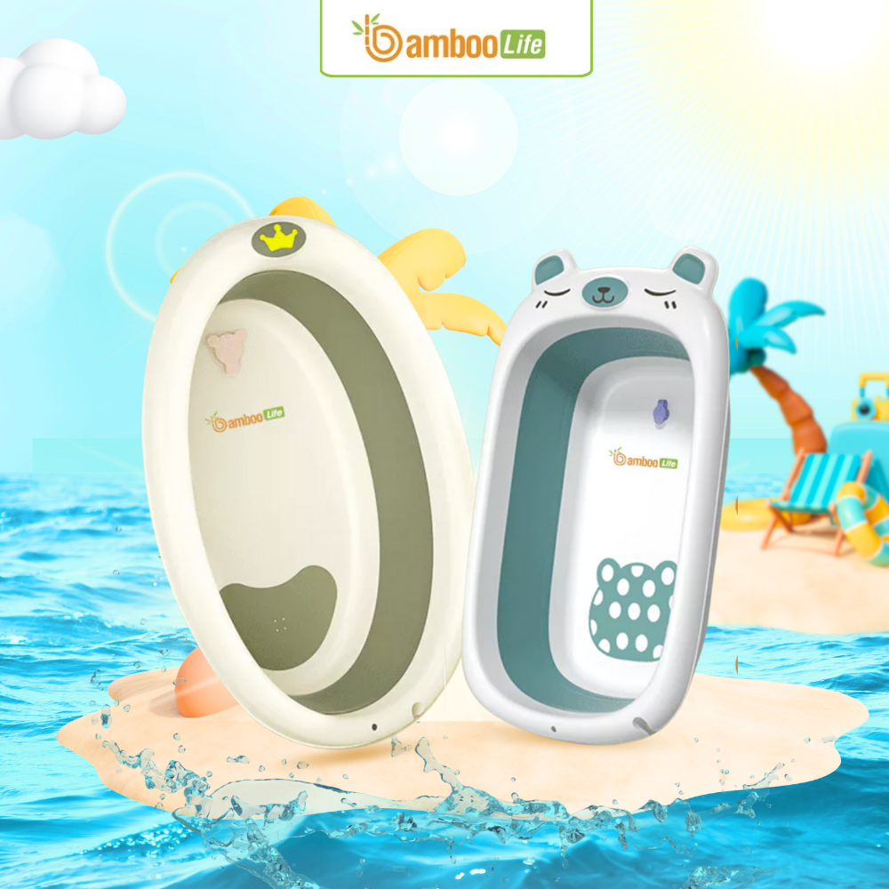 Mẹ nên chọn chậu tắm có kích thước và thiết kế phù hợp