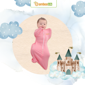 Nhộng chũn sợi tre tự nhiên giúp bé ngủ ngon và luôn khô thoáng