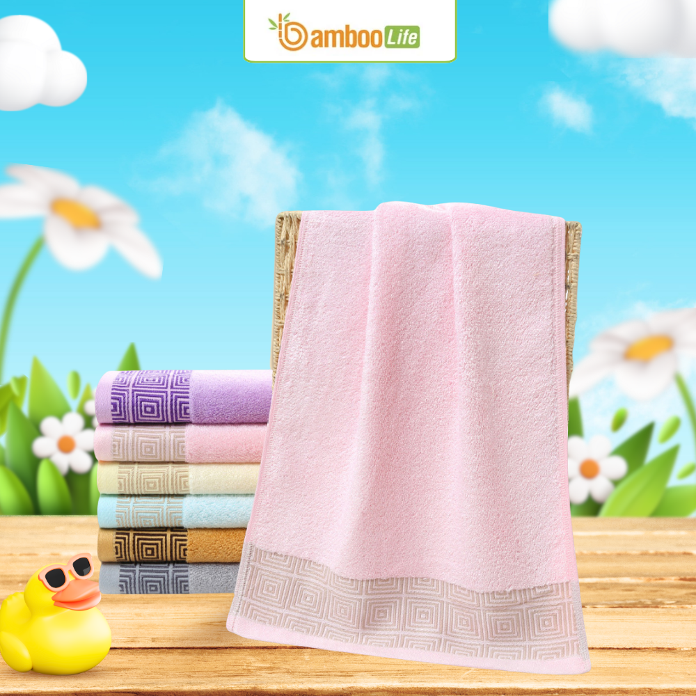 Khăn tắm sợi tre an toàn giúp bé dễ chịu và mẹ yên tâm hơn