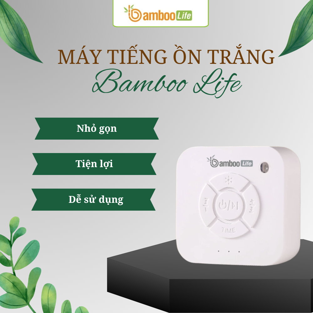 Máy tiếng ồn trắng mini nhỏ gọn, dễ dùng, tiện mang theo