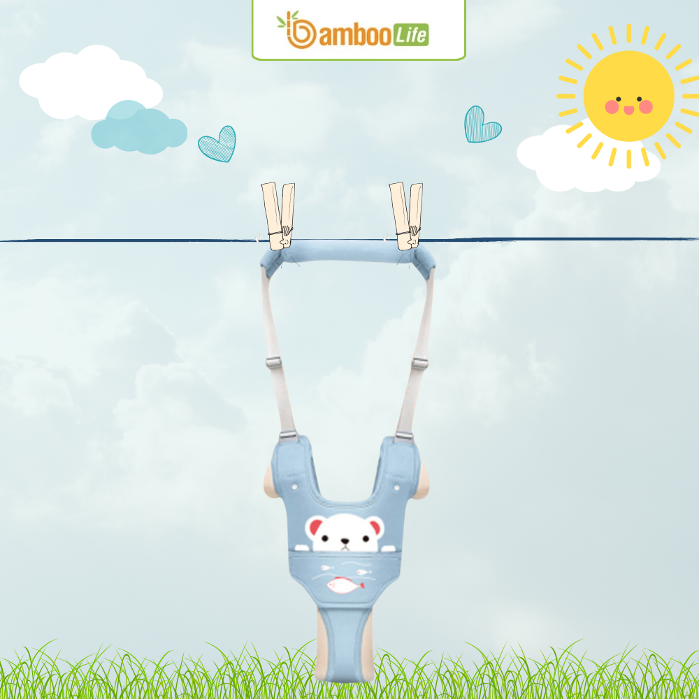 Khi mẹ không vệ sinh đai tập đi bé dễ gặp kích ứng da