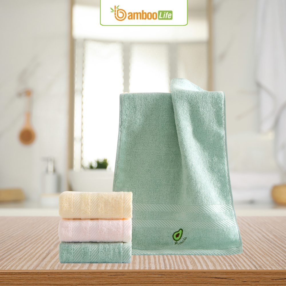 Bamboo Life có khăn sợi tre bền màu chính hãng
