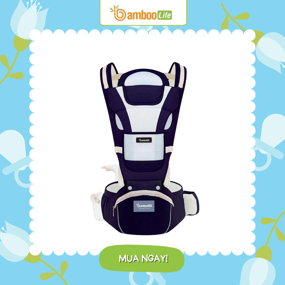 Chọn tư thế địu đúng độ tuổi giúp bé an toàn thoải mái khi di chuyển