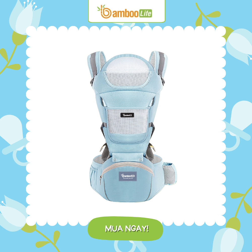 Địu em bé đi chơi phù hợp dạo phố mua sắm du lịch cùng gia đình