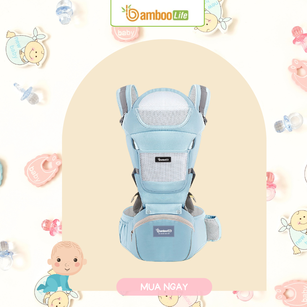 Địu em bé ôm sát cơ thể mang lại sự gần gũi và tiện lợi