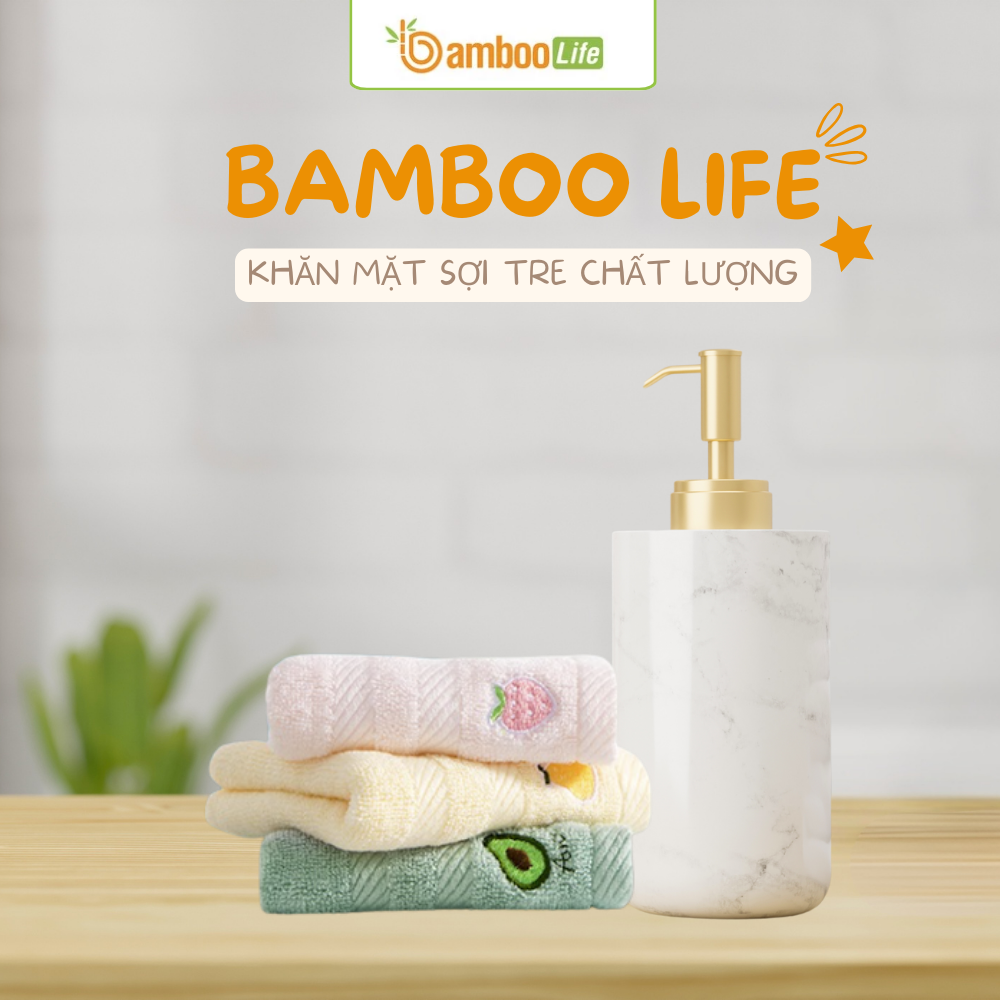 Khăn mặt sợi tre giữ form tốt nhờ đường may chắc chắn