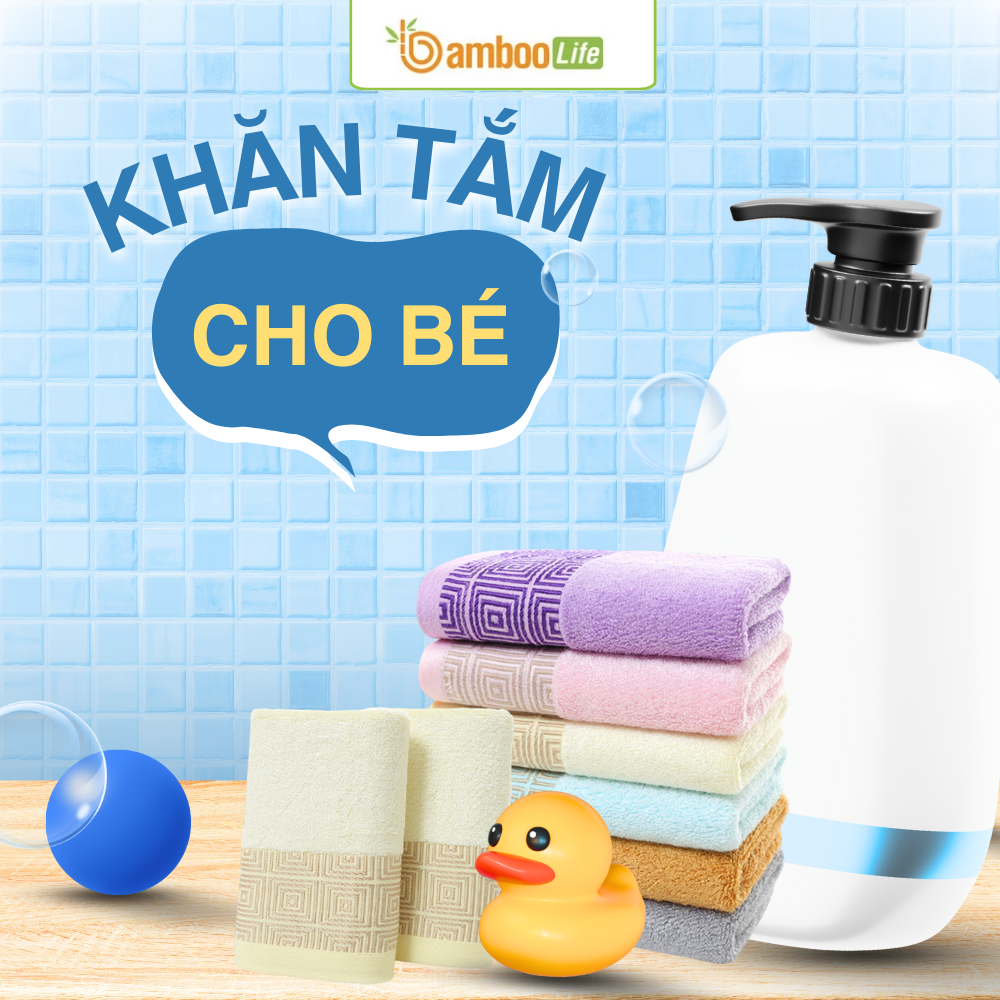 Khăn tắm sợi tre khô nhanh, sạch bền nên luôn được tin dùng mùa nồm