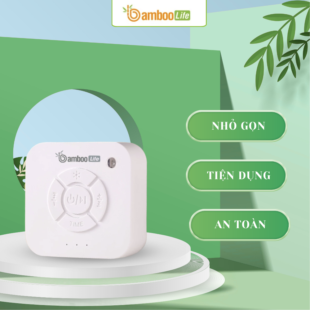 Máy tiếng ồn trắng nhỏ gọn, dễ dùng, giúp bé ngủ ngon mọi nơi