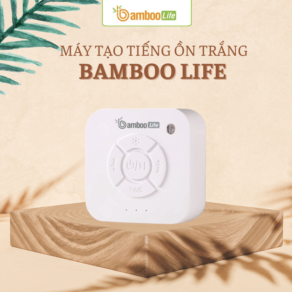 Máy tiếng ồn trắng không dây giúp bé ngủ sâu hơn