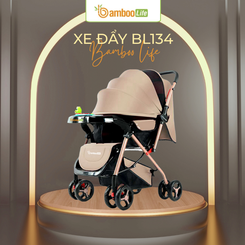 Xe đẩy BL134 đáp ứng tốt mọi nhu cầu của mẹ bỉm sữa 