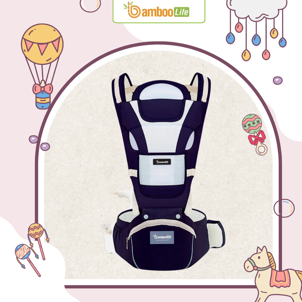 Địu em bé BL032 giúp ba mẹ rảnh tay, chăm con thảnh thơi